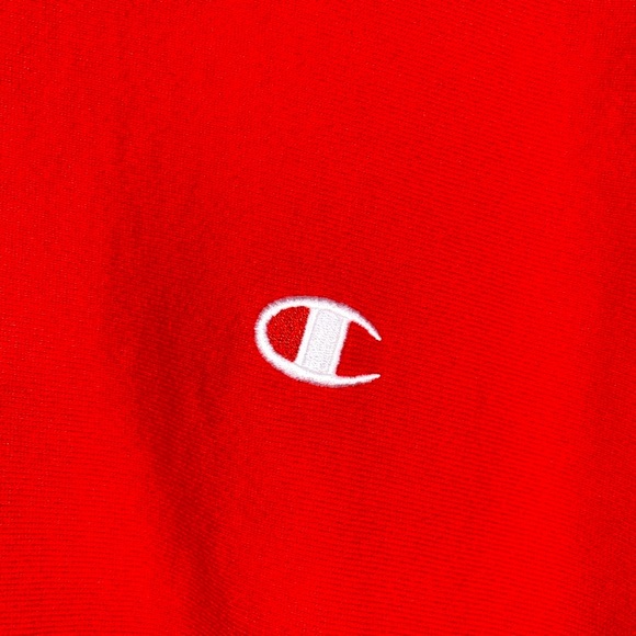 Red Champion Crewneck Sweater (S) - Picture 3 of 4